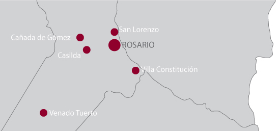 mapa regional Amuchastegui Candia